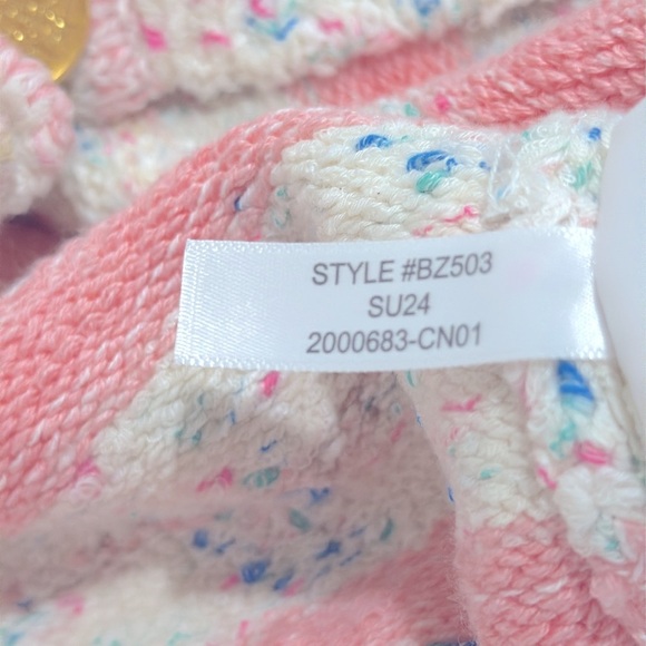 J. Crew space-dyed Pink Lady Cardigan Sweater/ Lady Jacket NWT - Picture 9 of 10